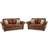 Furniture 786 Oakland Suede Tan Brown Sofa 210cm 3 Seater, 2 Seater