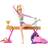 Barbie Gymnastics Playset with Blonde Fashion Doll Balance Beam 10+ Accessories & Flip Feature HRG52