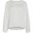 Vila Round Neck Long Sleeve Top - Snow White