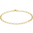 T.H.Baker Oval Belcher Chain Bracelet - Gold