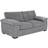 Amalfi Jumbo Cord Grey Sofa 155cm 2 Seater