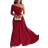 Shein Elegant One-shoulder Long Sleeve Dress