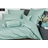 Janine Mako Satin Duvet Cover Green (220x155cm)