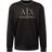 Armani Exchange Interlock Logo Crew Neck Sweatshirt - Black