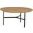 Mavis Tribeca Lacquered Oak/Black Coffee Table 80cm