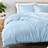 Bare Home Flannel Duvet Cover Blue (269.2x238.8cm)