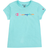 Champion Kid's Crew Neck Short Sleeve Graphic T-shirt - Aqua Blue