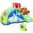 OutSunny Kids Inflatable Bounce House Slide Water Pool Climbing Wall & Air Blower