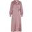 Vila Enna Ravenna Long Sleeve Midi Wrap Dress - Foxglove