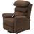 Loops Dual Motor Rise Brown Armchair 112cm