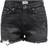 Only Fine Life Dest Denim Shorts - Black Denim