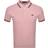 Fred Perry Twin Tipped Polo T-shirt - Dusty Rose Pink/Black