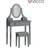 VICCO Annie Dressing Table 40x75cm 2pcs