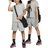 Nike Little Kid's Club Knit Shorts Set - Dark Grey Heather (86M143-042)