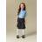 Tu Grey Pleated Bow School Skirt years