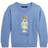 Ralph Lauren Polo Bear Fleece Boxy Sweatshirt - Campus Blue