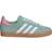 Adidas Junior Gazelle Shoes - Hazy Green/Cloud White/Bliss Pink