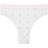 PINK Women's Logo Cotton Brazilian Panty - Optic White Palm Print