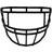 Schutt F7 EGOP-II-DW-NB Carbon Steel Football Facemask