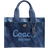 Coach Cargo Tote 26 Bag - Silver/Midnight Navy