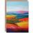 ARTERY8 Greeting Card Colourful Country Fields Rainbow Landscape
