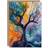 ARTERY8 Greeting Card Abstract Tree Water Bubble Painting Organic