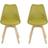 Habitat Jerry Yellow Kitchen Chair 84cm 2pcs