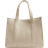 River Island Embossed Shopper Bag - Cream