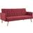 Bravich Mario Red Sofa 187cm 3 Seater