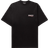 Balenciaga Logo Embroidered Jersey T-shirt - Black