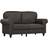 Homcom Nailhead Trim Dark Brown Sofa 156cm 2 Seater