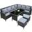 Brayden Studio Abdulrehman Outdoor Lounge Set, 1 Table incl. 3 Sofas