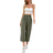 Shein LUNE Loose Fit Casual Elastic Waist 7/8 Length Pants