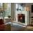 Endeavour fires farlington fireplace suite with black electric stove and flue