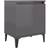 vidaXL 805849 High Gloss Grey Bedside Table 30x40cm