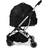 AttreX Foldable Pet Stroller with Detachable Carrier