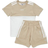 Adidas Kid's Originals Colour Block T-shirt & Shorts Set - Brown