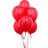 Shatchi Latex Balloons Red 100-pack