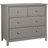 Habitat Brooklyn 2+2 Grey Chest of Drawer 86x73cm