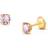 Tiny Blessings June Birthstone Studs - Gold/Purple