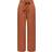 Only Trousers With Tie Belt - Brown/Mocha Bisque