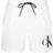 Calvin Klein CK Monogram Drawstring Swim Shorts - Pvh Classic White