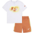 Nike Toddler Hazy Rays Shorts Set - Safety Orange (76M041-N1Y)