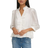 Karl Lagerfeld Ruffled 3/4-Sleeve Blouse - Soft White