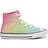 Converse Kid's Chuck Taylor All-Star Hyper Bright High-Top - Triple Cyan/Rainbow Ombre