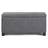 Simpli Home Dover Stone Gray Storage Bench 90.4x46cm