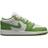 Nike Air Jordan 1 Mid SE GS - White/Lightning/Chlorophyll