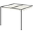 OutSunny Pergola Retractable Canopy 3x3 m