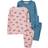 Carter's Kid's Horse Pajamas 4-piece - Pink/Blue ( 195862660506)