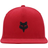 Fox Head Snapback Hat - Red